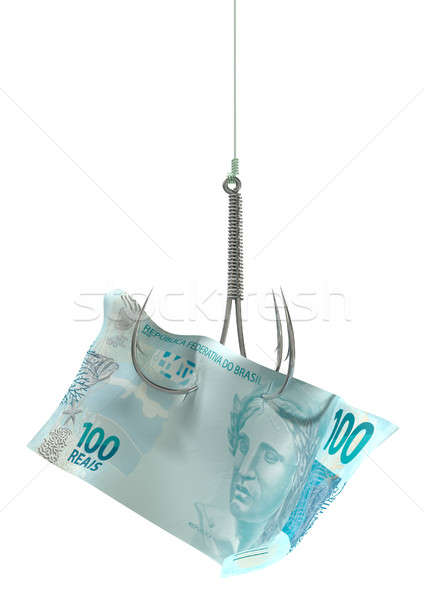 Real Banknote Baited Hook Stock photo © albund