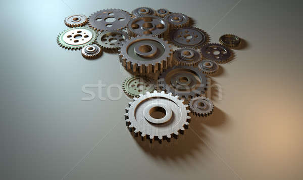 African Cogwheel Machine Stock photo © albund