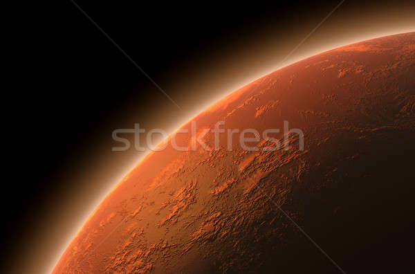 Mars In Space Stock photo © albund