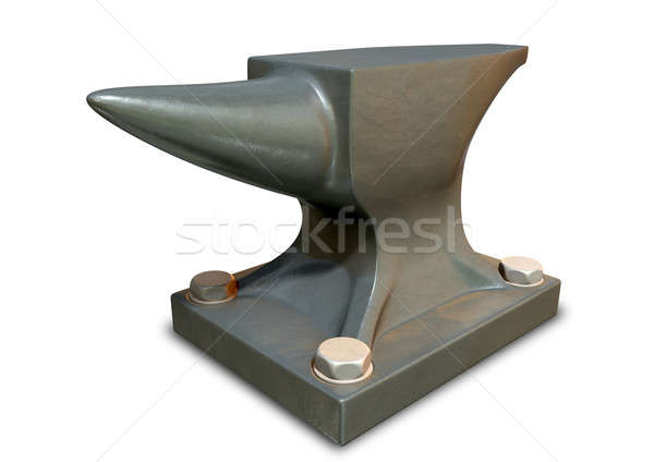 Steel Anvil Perspective Stock photo © albund