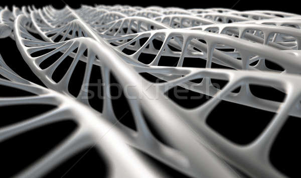 DNS mikro mikroszkopikus kilátás minta általános Stock fotó © albund