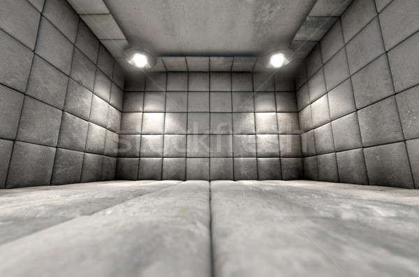 Padded Cell Dirty Stock Photo C Allan Swart Albund