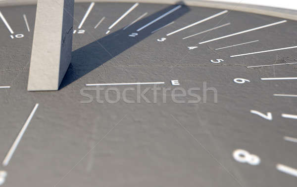 Modern Sundial Stock photo © albund