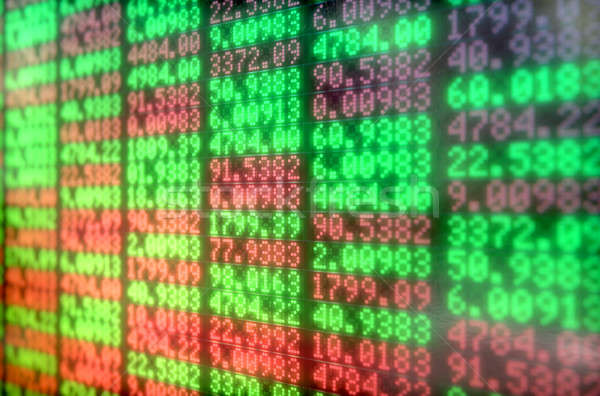 Stock Market Digital Board Stock photo © albund