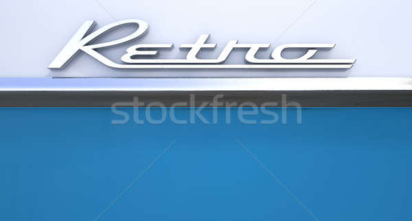 Retro Chrome Car Emblem Stock photo © albund
