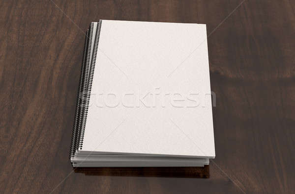 Folheto arame livro documentos sala de reuniões Foto stock © albund