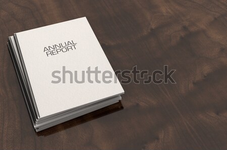 Presentazione libretto filo documenti boardroom Foto d'archivio © albund