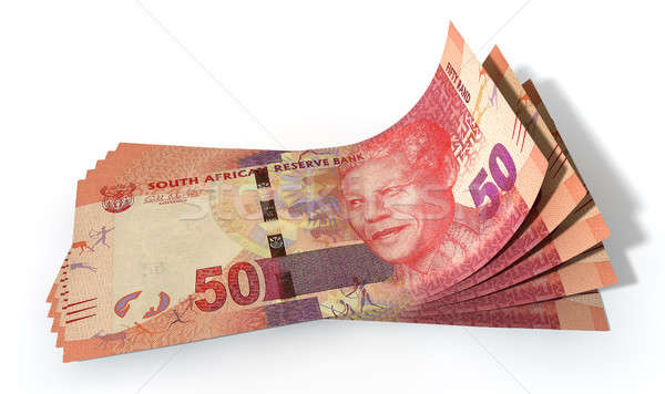 Rand Bank Notes Spread Stock photo © albund