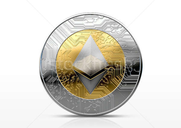 Stock photo: Cryptocurrency Physical Coin