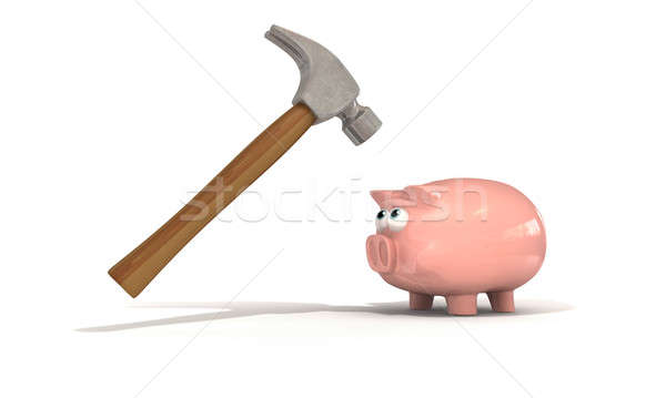 Stock photo: Breaking the Bank