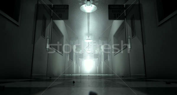 Mental Asylum Haunted Stock photo © albund