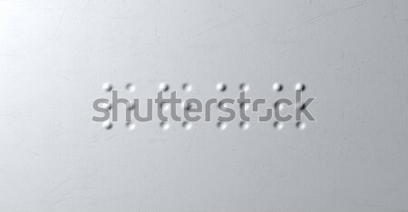 Braille Concept Read Stock photo © albund