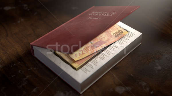 Concealed Notes In A Book Stock photo © albund