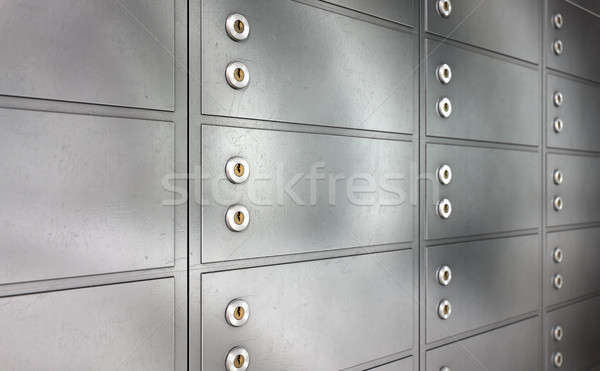 Stock photo: Safety Deposit Boxes