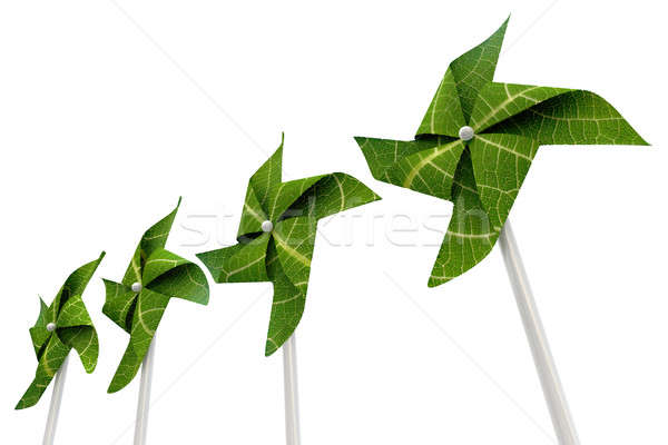 Stock photo: Windmill Green Energy Perspective
