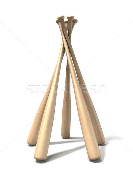 Baseball Bat Circle Stock photo © albund