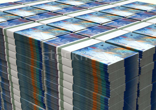 Swiss Franc Notes Bundles Stack Stock photo © albund