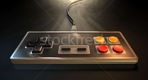 Vintage Gaming Controller Stock photo © albund