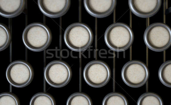 Vintage Typewriter Blank Keys Stock photo © albund