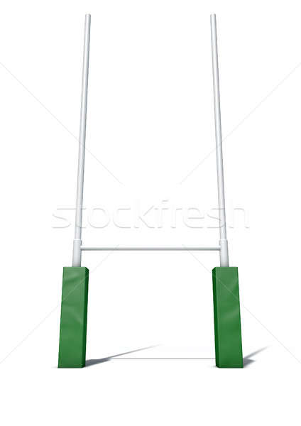 Rugby Posts Isolated Stock photo © albund