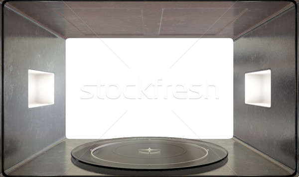 Microwave Interior Stock photo © albund