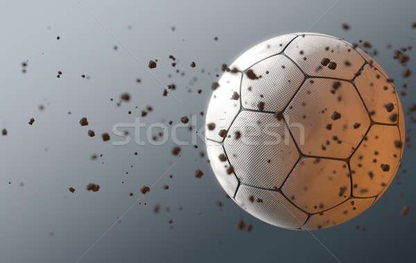 Stock photo: Soccer Ball In Flight