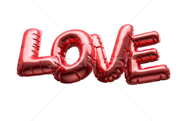 Amor inflable globos establecer cuatro metálico Foto stock © albund