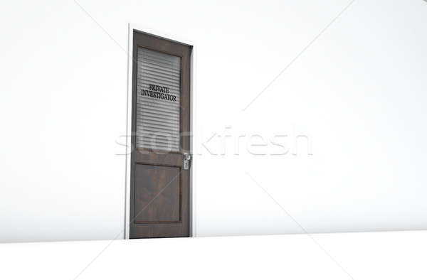 Door In Private Eye Room Stock photo © albund