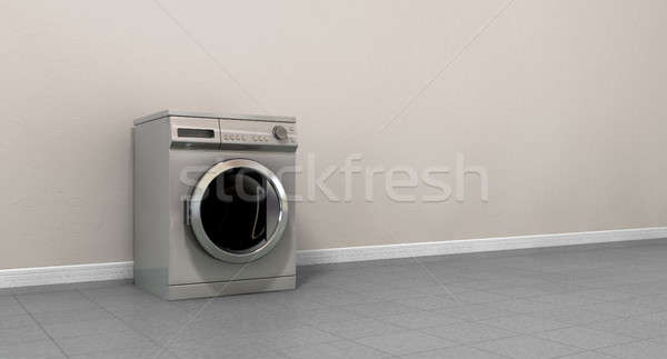 Washing Machine Empty Single Stock photo © albund