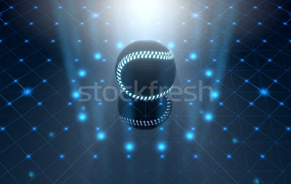 Stock photo: Ball On Spotlit Stage