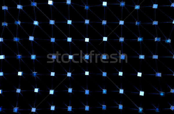 Blockchain Data Network Stock photo © albund