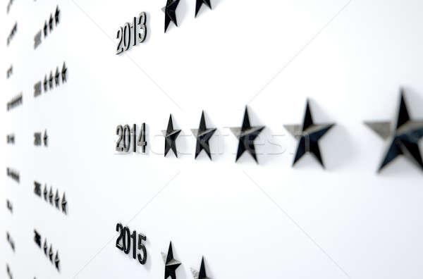 Bord rendu 3d étoiles anonyme [[stock_photo]] © albund