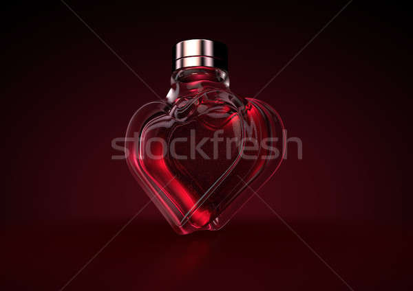 Heart Shaped Perfume Stock photo © albund