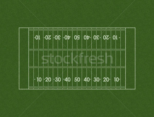 Football Field Layout Stock photo © albund