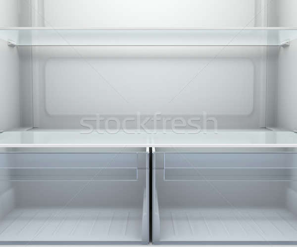 Fridge Interior Stock photo © albund