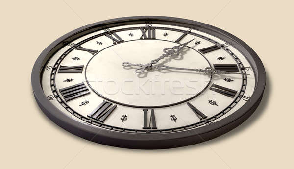 Antique Clock Full Stock photo © albund