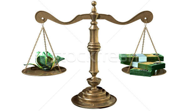 Inequality Scales Of Justice Income Gap Australia Stock photo © albund