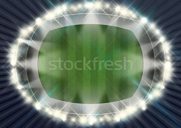 Generic Stadium Night Stock photo © albund