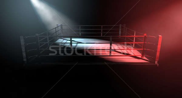 Boxing Ring Opposing Corners Stock photo © albund