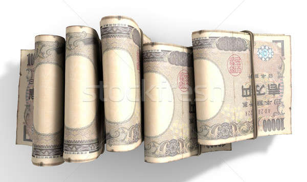 Wads Of Notes Pile Light Stock photo © albund