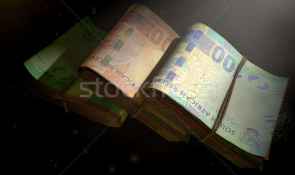 Rand Note Bundles Assorted Stock photo © albund