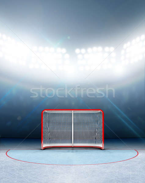Ice Hockey Goals In Stadium Stock photo © albund