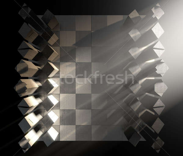 Modern Chess Set  Stock photo © albund
