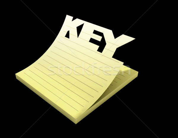 Keynote Pad Perspective Stock photo © albund