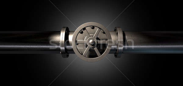 Metal Shutoff Valve Stock photo © albund