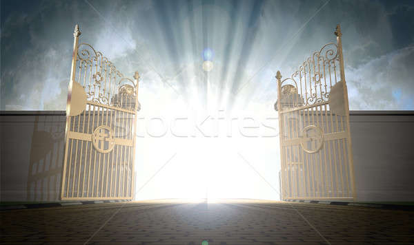 Heavens Gates Opening Stock photo © albund