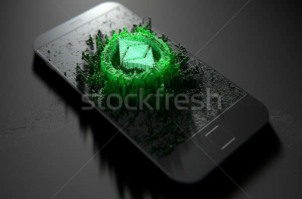 Ethereum Classic Cloner Smartphone Stock photo © albund