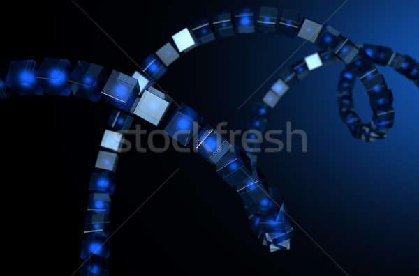 Blockchain Data Strand Stock photo © albund