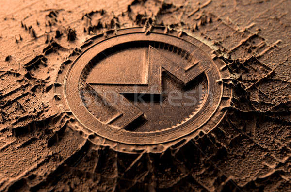 Cryptocurrency Casting Monero Stock photo © albund