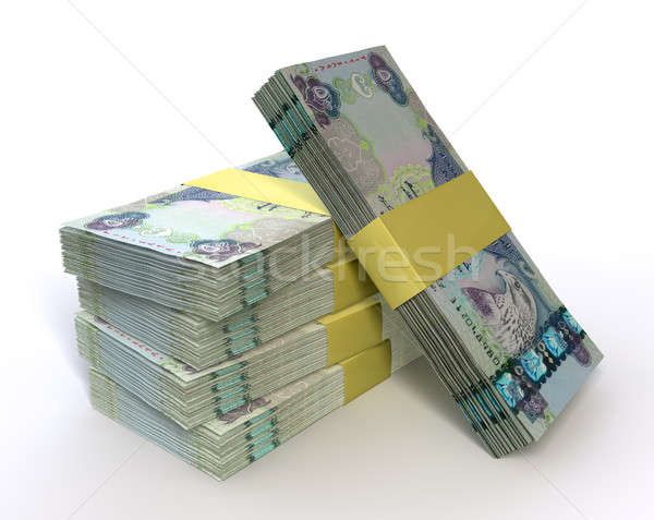 Stack Dirham Bank Notes Stock photo © albund